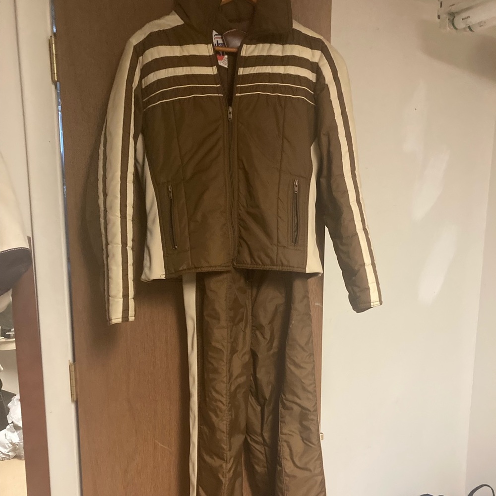 Vintage 2 piece snowsuit